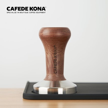 Cafede Kona_Tamper Nén Cafe Tay Gỗ 51/58mm