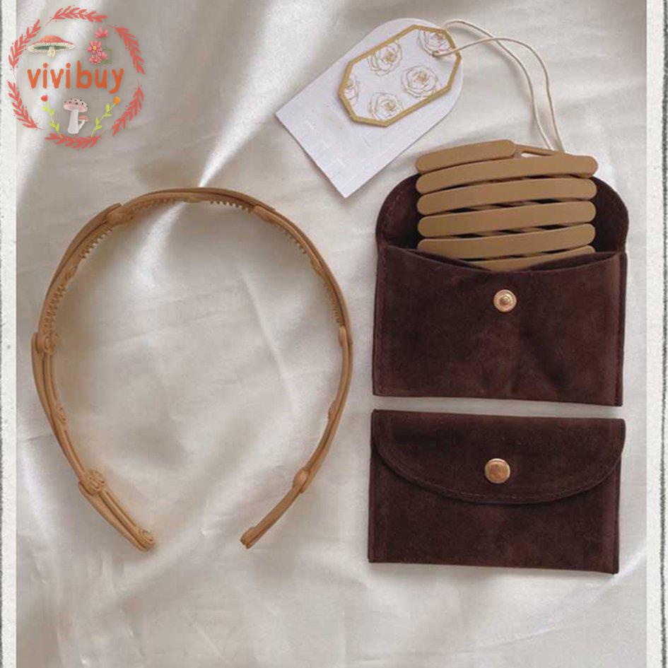 Băng đô cài tóc chống trượt có thể thu gọn phong cách Nhật Hàn
 | BigBuy360 - bigbuy360.vn