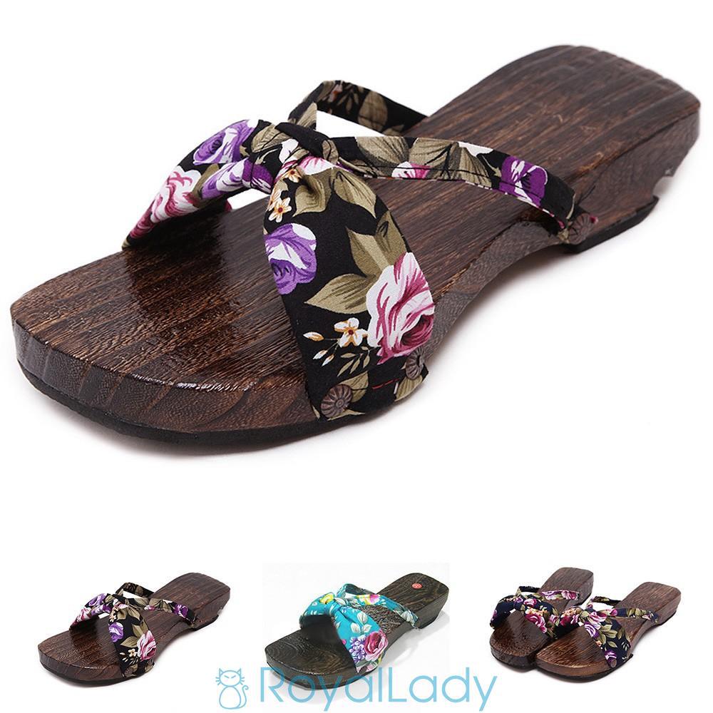 Đôi guốc mộc phong cách Nhật Bản thời trang cho nữ