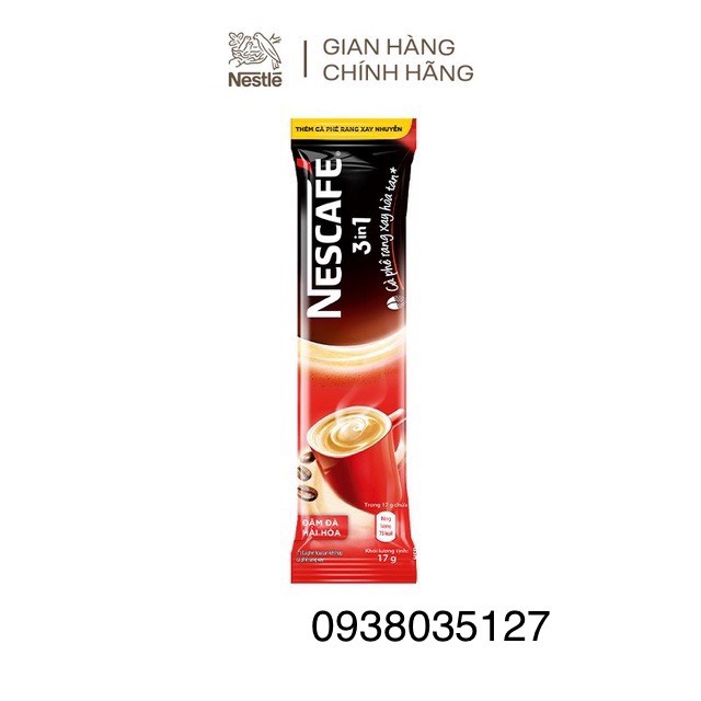 NESCAFE 3in1 ĐẬM ĐÀ HÀI HÒA BỊCH LỚN (túi 46 gói x 17gram) - date T09/2022 và mẫu mới 48 gói x17gr