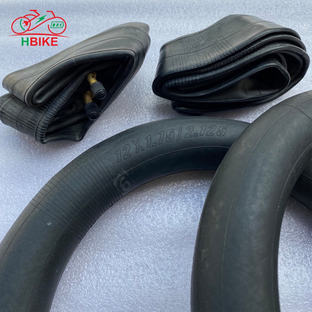 Xăm ruột 12x2.125/57 săm xe điện cỡ bánh 12 inch cho xe Adiman, Theli, Burke, Lihaze, Nijia H-BIKE