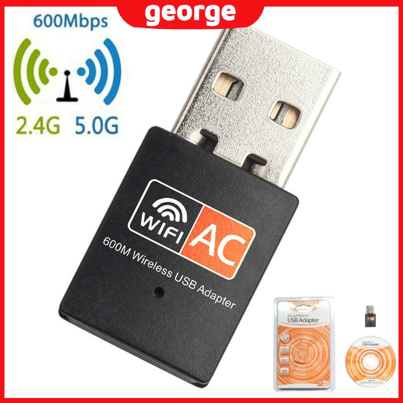 Usb Wifi Ac 600mbps Mini Usb 2.0 Cho Laptop / Máy Tính