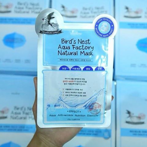 MẶT NẠ GIẤY TỪ TỔ YẾN GIẢM NHĂN CĂNG DA DƯỠNG ẨM HÀN QUỐC 27G