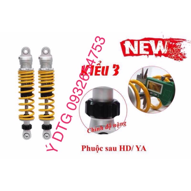 phuộc sau ohlins sirius không bình dầu