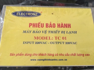 Thiết bị bảo vệ tủ lạnh TC 01-2008