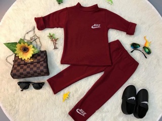 Bộ nỉ nike 3 phân cho bé