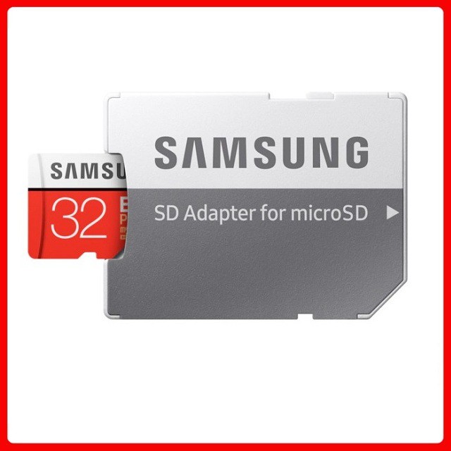 Thẻ nhớ MicroSDHC Samsung Evo Plus 32GB U1 95MB/s - Box New (Đỏ) - Hàng Chính Hãng