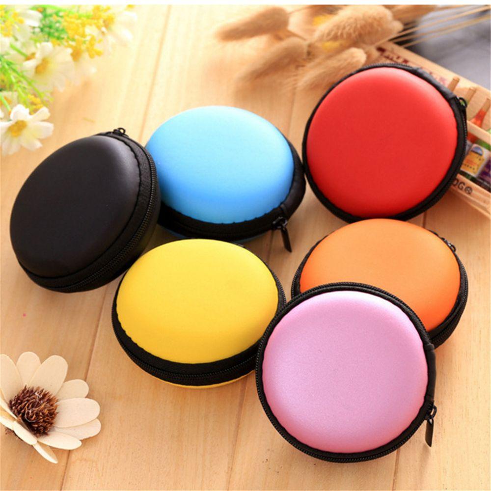 JONYE Hộp Tròn Đựng Tai Nghe Bỏ Túi Tiện Dụng