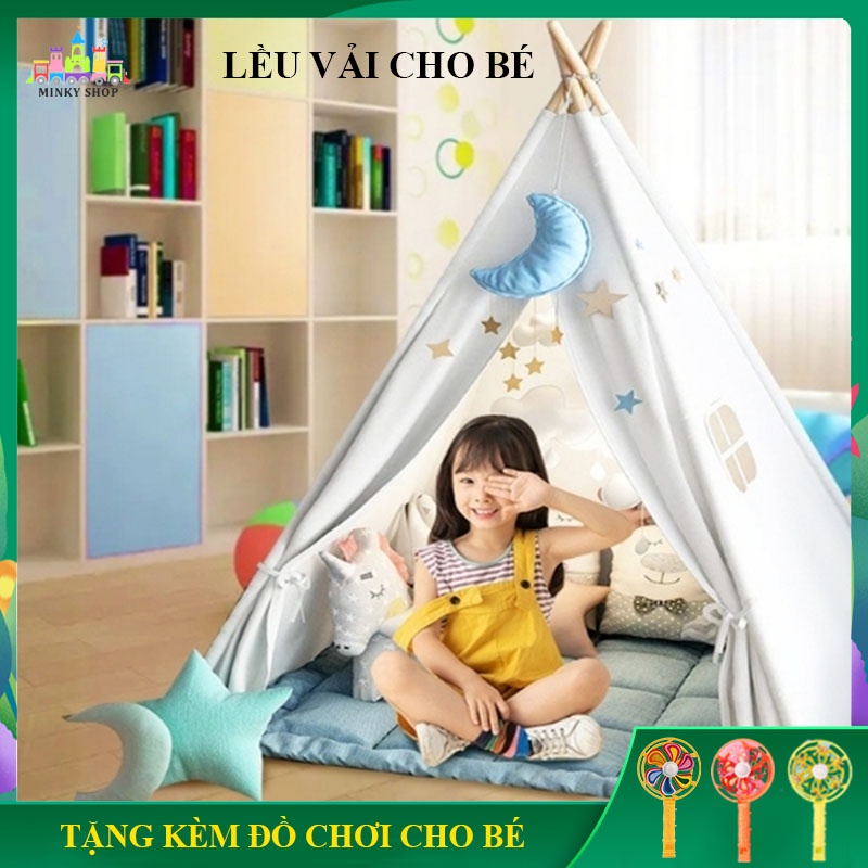 Sale Sốc Lều Cho Bé Gái, Trai Lều Ngủ Bằng Vải Tạo Ngôi Nhà Xinh Xắn Lều Trang Trí Làm Phụ Kiện Chụp Hình Đồ Chơi Trẻ Em