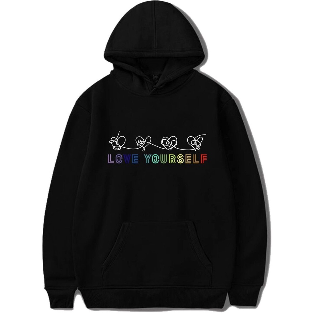 Áo hoodie BTS LOVE YOURSELF áo nỉ dài tay thu đông có mũ