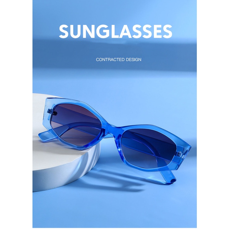 Kính Mát Hình Oval Nhiều Màu Chống Tia UV400 Thời Trang Mới Cho Nữ