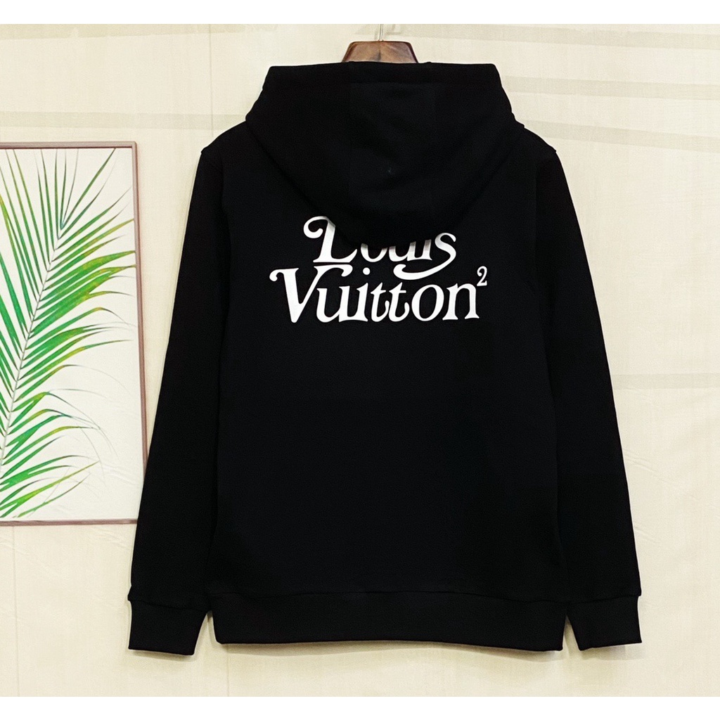 Áo sweater cotton tay dài L0uis Vu11tt 2021 có logo quái vật nhỏ xinh