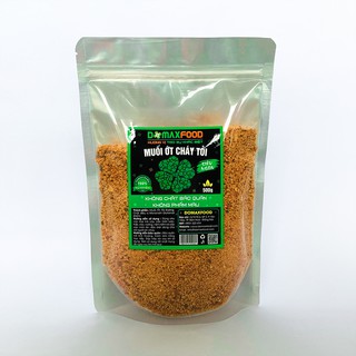 Muối Ớt Cháy Tỏi Domaxfood - Bịch Zip 500g - Thơm, Giòn - Siêu Ngon - Chấm Là Mê