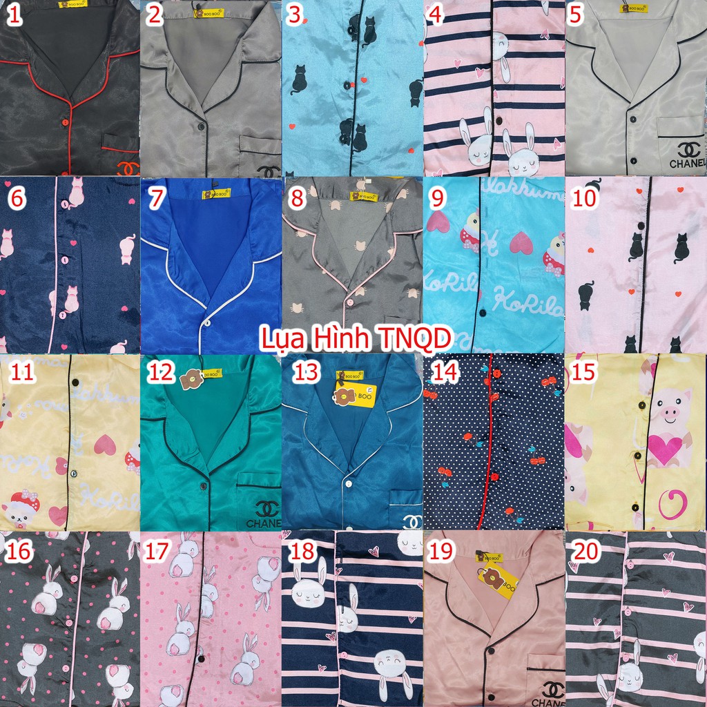 [Mã FASHIONT4WA2 giảm 10K đơn 50K] Đồ bộ pijama LỤA NTQD | BigBuy360 - bigbuy360.vn