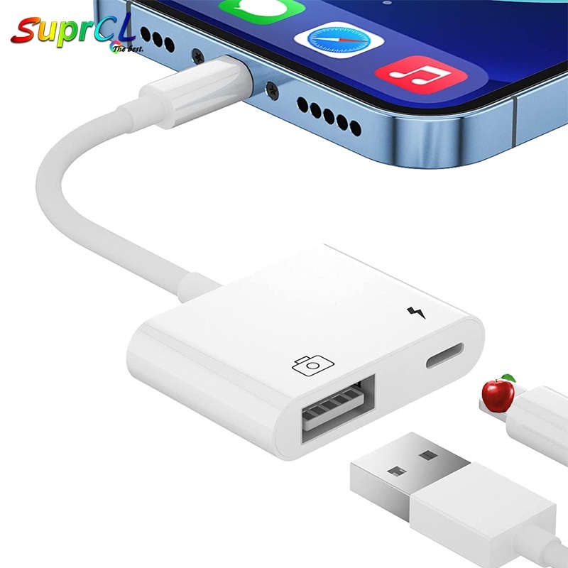 Đầu Chuyển Đổi OTG USB 3 Cổng USB Cho Điện Thoại / Ipad / Thẻ Nhớ / USB