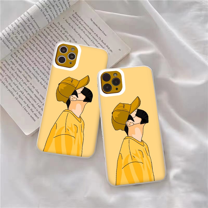 Ốp lưng Iphone A Boy Style Ốp iphone boy lạnh lùng vuông cho 6/6plus/7plus/8plus/x/max/11 pro/11 promax/12/13/pro/max