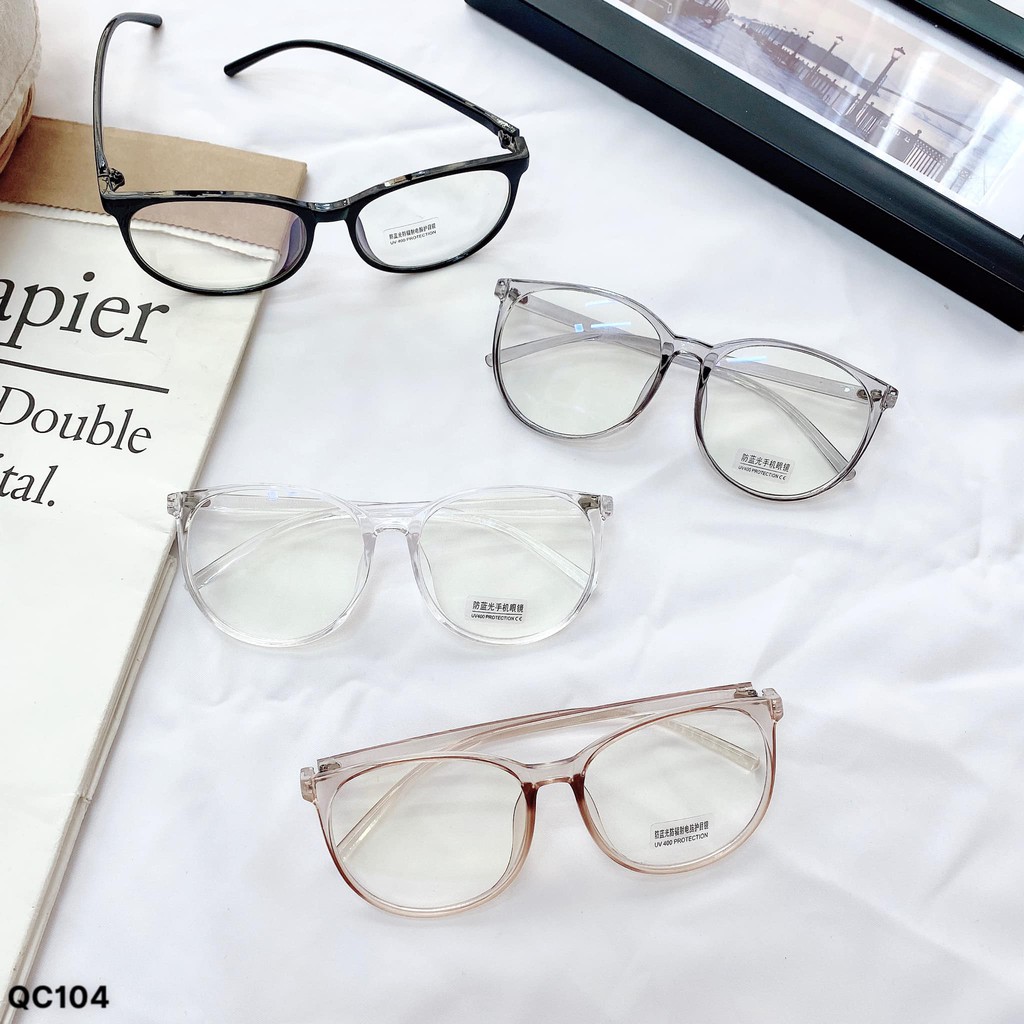 [Mã SKAMCLU7 giảm 10% tối đa 50K đơn 0Đ] (MẪU MỚI) KÍNH MÁT NHỰA TRONG❤️XƯỞNG MAY NHÀ BELL_QC104 | BigBuy360 - bigbuy360.vn