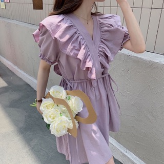 (FREE SIZE) Váy tím mộng mơ hot trend hè 2020