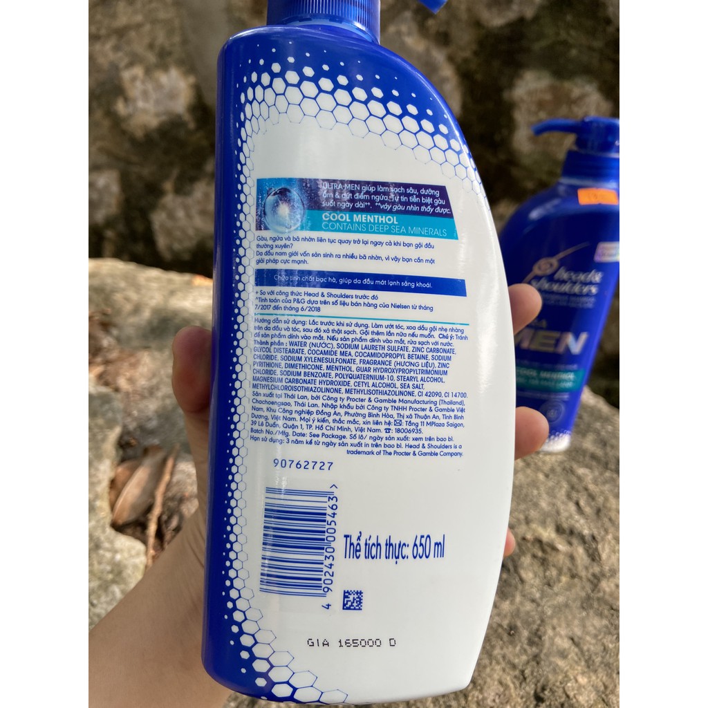 DẦU GỘI ĐẦU HEAD&amp;SHOULDERS ULTRA MEN 650ML