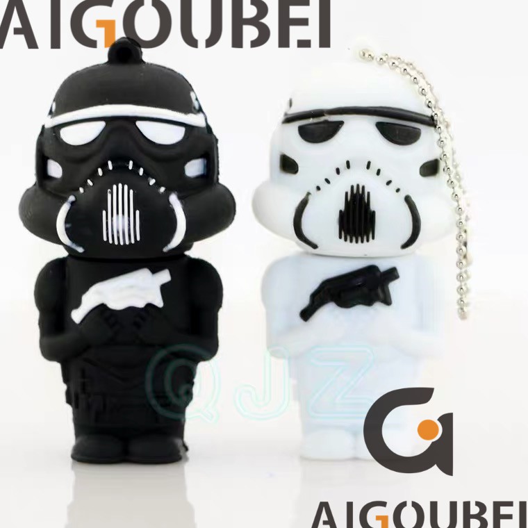 [Spot &amp; COD] USB 2.0 Silicone Cartoon Star Wars Shadow Warrior Yoda U Disk Cute Portable Mini Creative High Speed Suitable For Computer Laptop Portable USB Flash Drive Flash 1GB 2GB 4GB 8GB 16GB 32GB 64GB 128GB