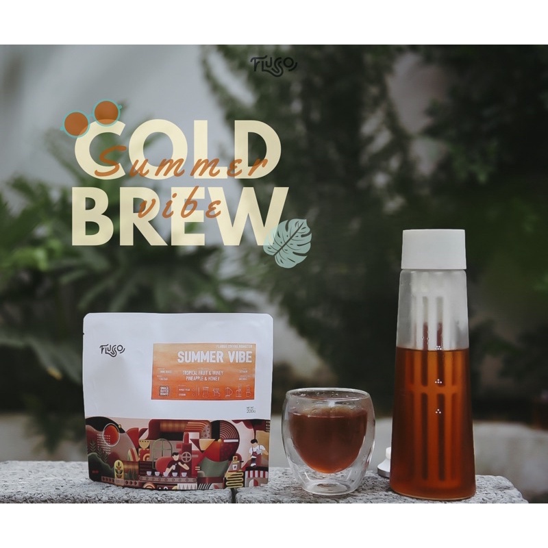 [Mã GROSALE55 giảm 8% đơn 500K] Cà Phê Nguyên Chất Flusso Summer Vibe - Cà Phê Cold Brew, Pour Over