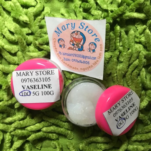 Vaseline dưỡng môi nguyên chất/ chất dưỡng ẩm- nguyên liệu làm mỹ phẩm handmade