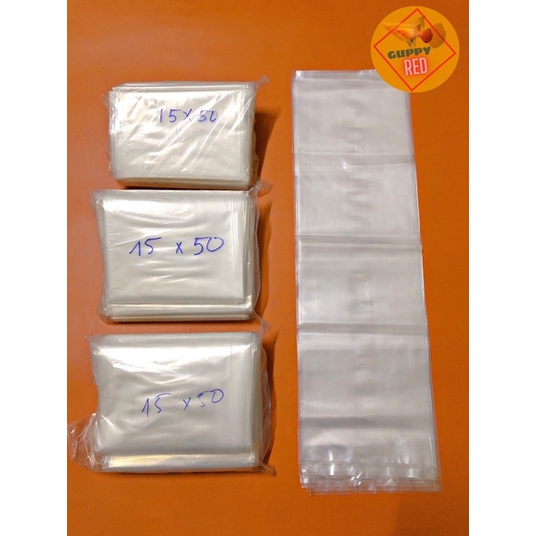 Bịch đóng cá 8x33 - 9x33 - 15x50 chuyên dùng cho guppy ,betta