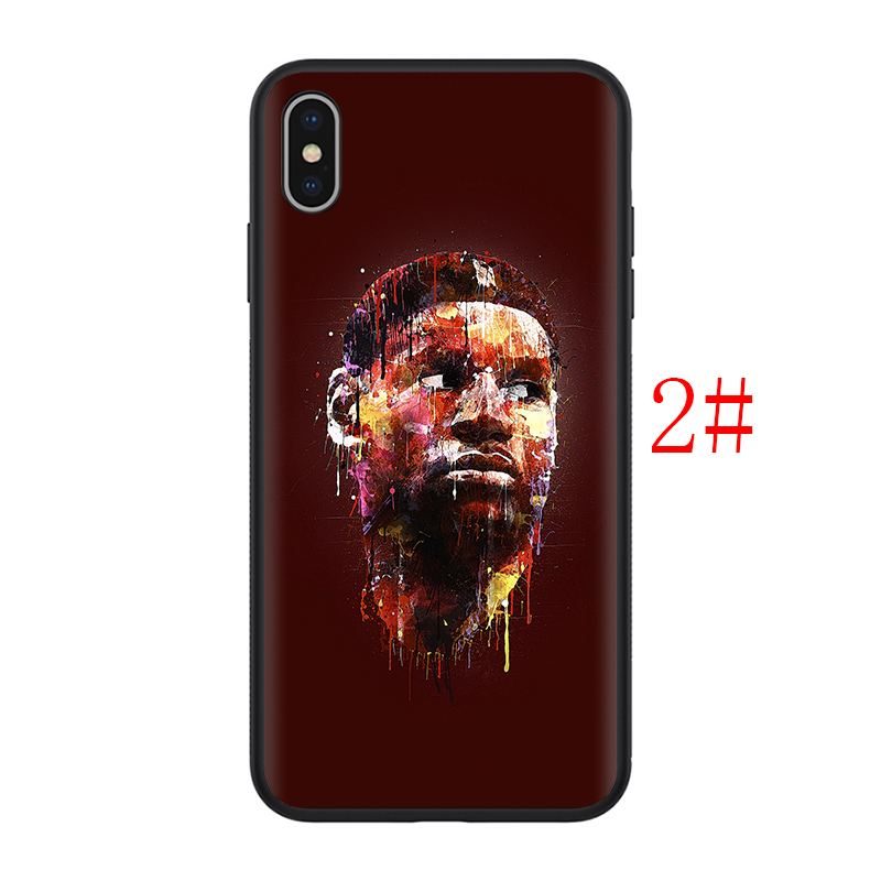 Ốp Lưng Silicone Mềm In Hình Cầu Thủ Bóng Rổ Lebron James Kobe Cho Iphone 11 12 Pro Mini Xs Max X Xr