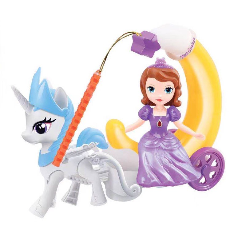 ĐÈN LỒNG TRUNG THU PONY KÉO XE CÔNG CHÚA- TOYS89