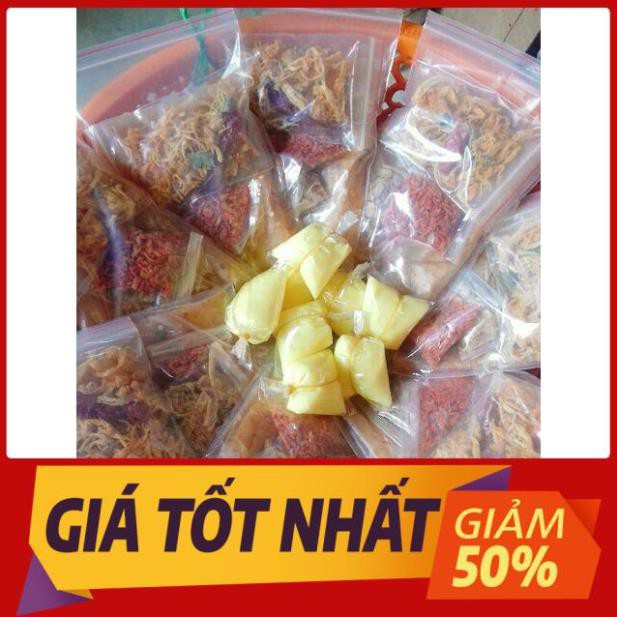 (shop uy tin) 120g bịch bánh tráng trộn sa tế thập cẩm shopnamdung (không rau trứng xoài) (chat luong)