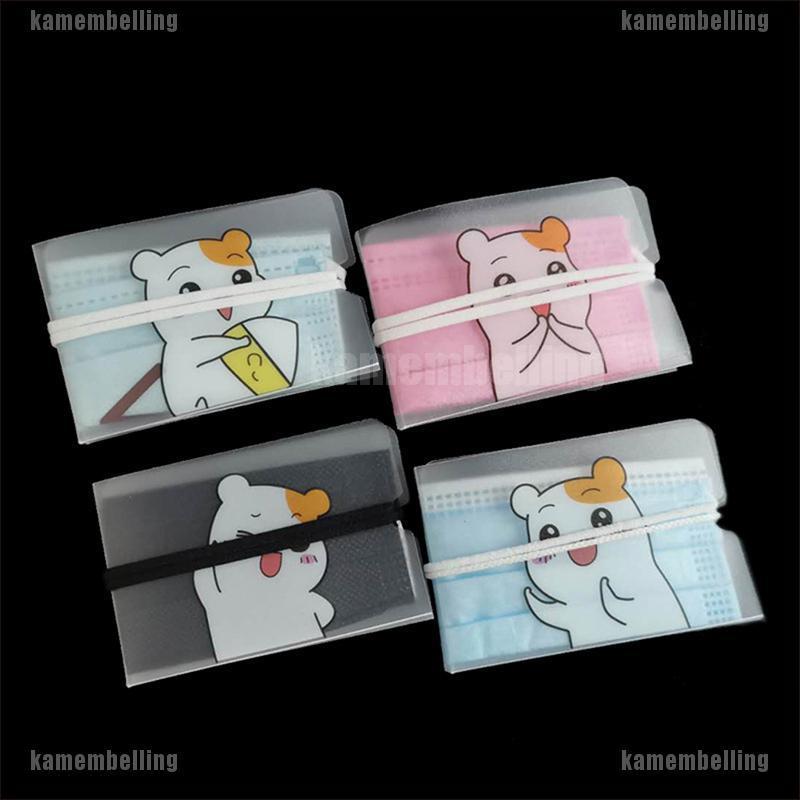 Set 12 Giá Đỡ Khẩu Trang Tạm Thời Bằng Nhựa Có Thể Gấp Gọn Tiện Lợi