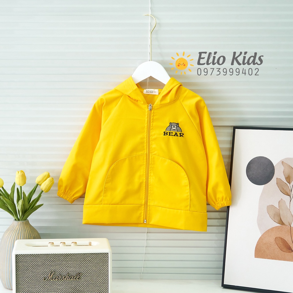 Áo khoác cho bé, áo khoác trẻ em , cho bé từ 1 đến 5 tuổi họa tiết gấu xinh, hàng chính hãng cao cấp  AK076