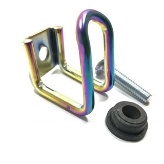 Móc khóa treo đồ inox mạ titan cho xe máy