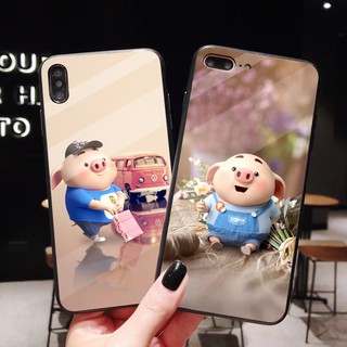 [FSS09JAN-Hoàn 20% xu] ỐP IPHONE - ỐP KÍNH - M297 Heo Đi Du Lịch