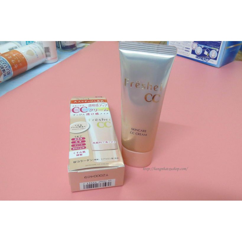 Kem nền trang điểm FRESHEL SKINCARE CC CREAM của Kanebo (Nhật nội địa).