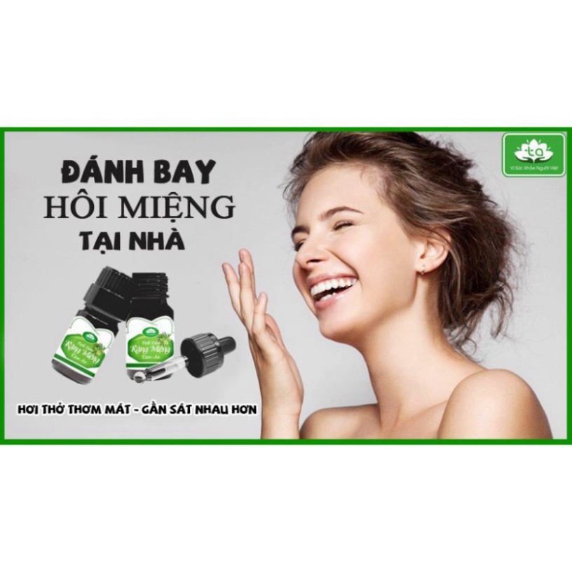 Tinh Dầu Răng Miệng Sâu Răng Hôi Miệng Viêm Họng Hạt Viêm Amidan Tâm An Mẫu nhỏ 5ML