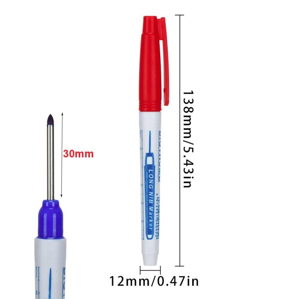 Bút Đánh Dấu Hai Đầu Dài 30mm Chống Nước Dùng Làm Đồ Gỗ