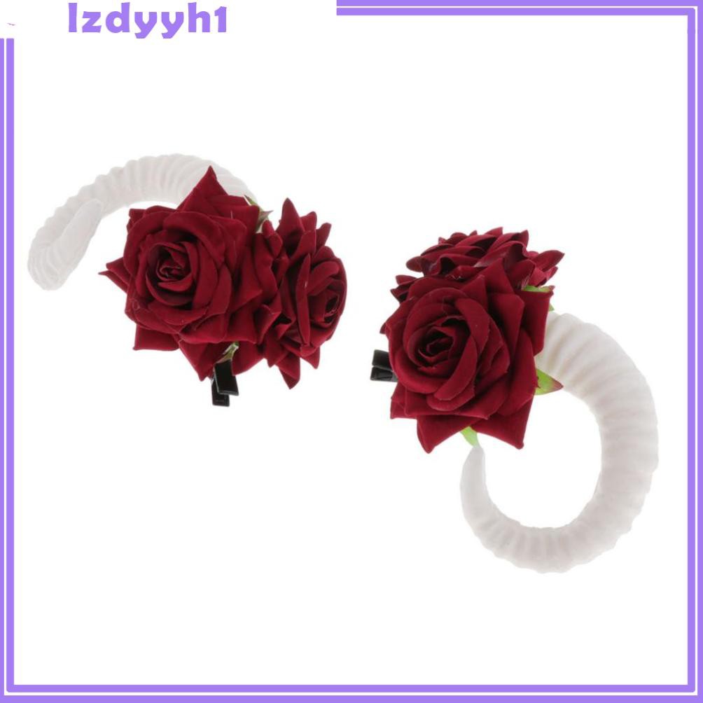 Cài Tóc Sừng Cừu / Dê Hy Lạp Màu Đen Độc Đáo Dùng Hóa Trang JoyDIY