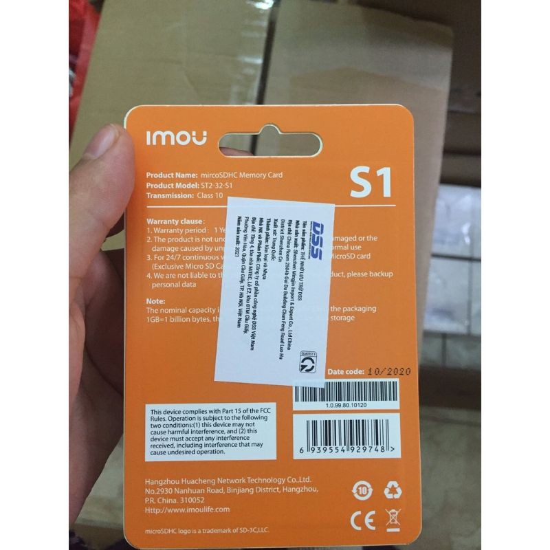 Thẻ nhớ chuyên dụng Camera IMOU 32G  - Class 10 dahua [BH Chính Hãng 5 Năm] a22ep c22ep f22p c6n c3wn ranger | BigBuy360 - bigbuy360.vn