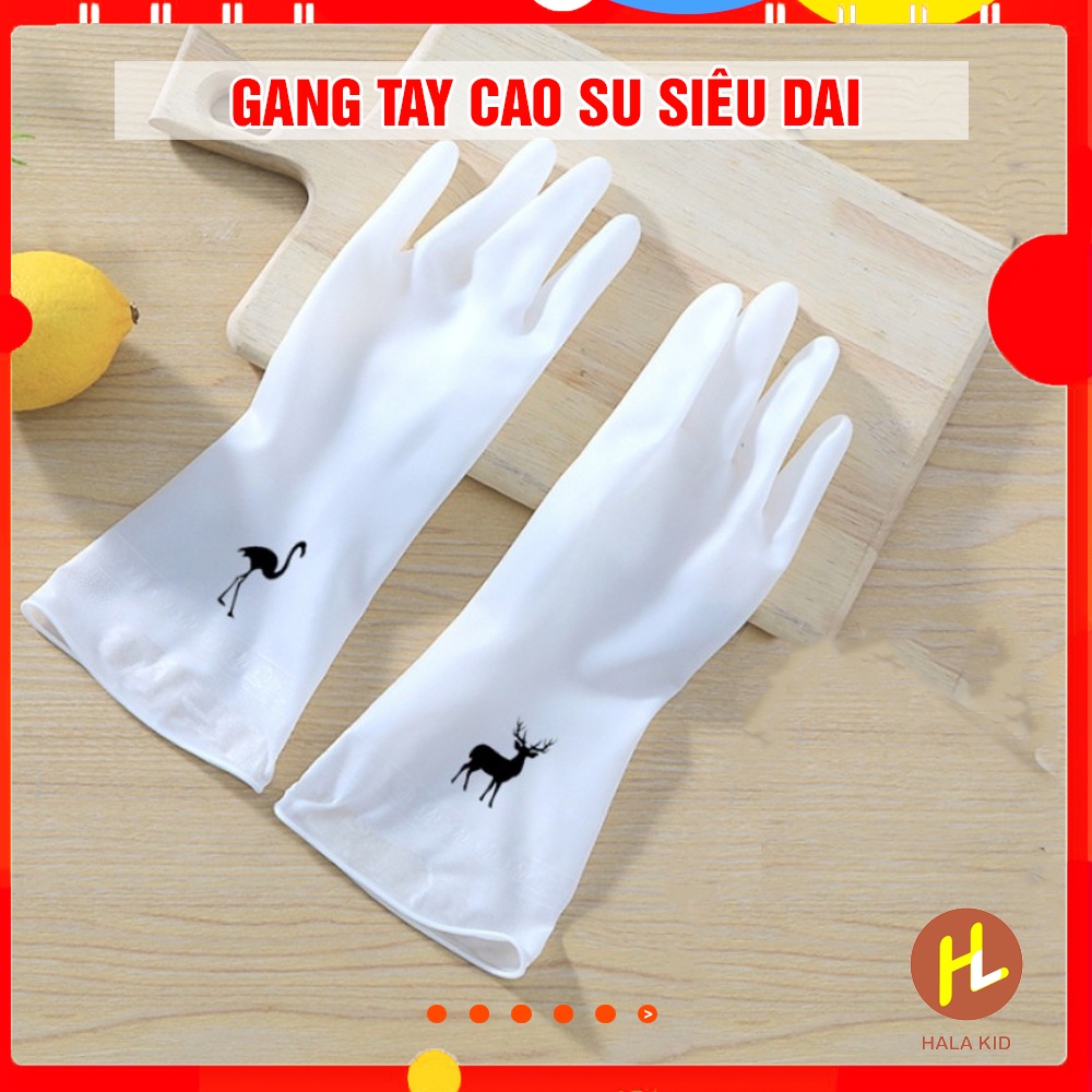 Gang tay cao su HÌNH THÚ siêu dai, tiện lợi ( 1 đôi)