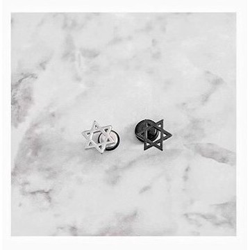 Star Earring khuyên tai titan ngôi sao không gỉ không đen không dị ứng nam nữ Uniex