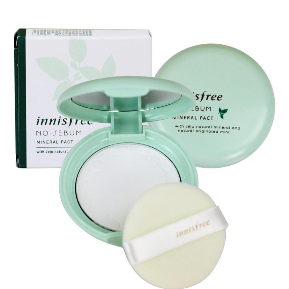 CHÍNH HÃNG Phấn Nén Kiềm Dầu No Sebum Innisfree