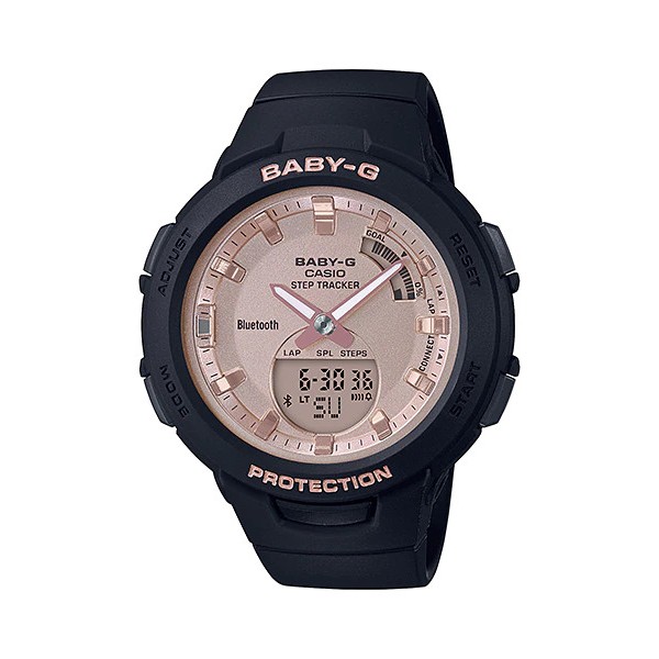 Đồng Hồ Nữ Casio Dây Nhựa BABYG BSA-B100MF-1ADR Chính Hãng