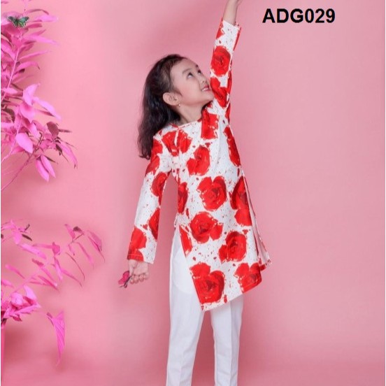 Áo dài cách tân thời trang Jadiny cho bé gái vui xuân