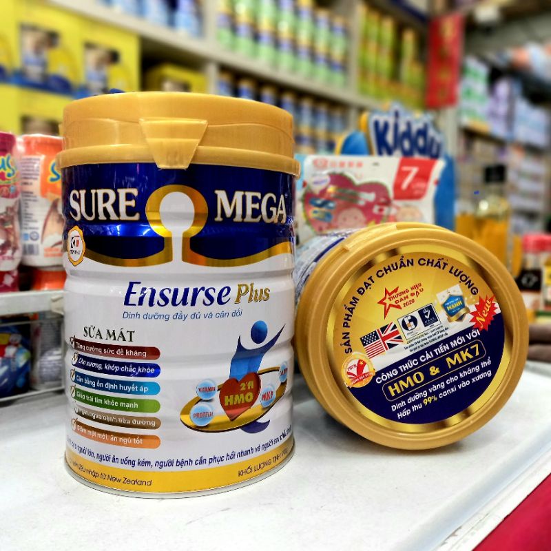 Sữa bột EnsuresPlus lon 900gr