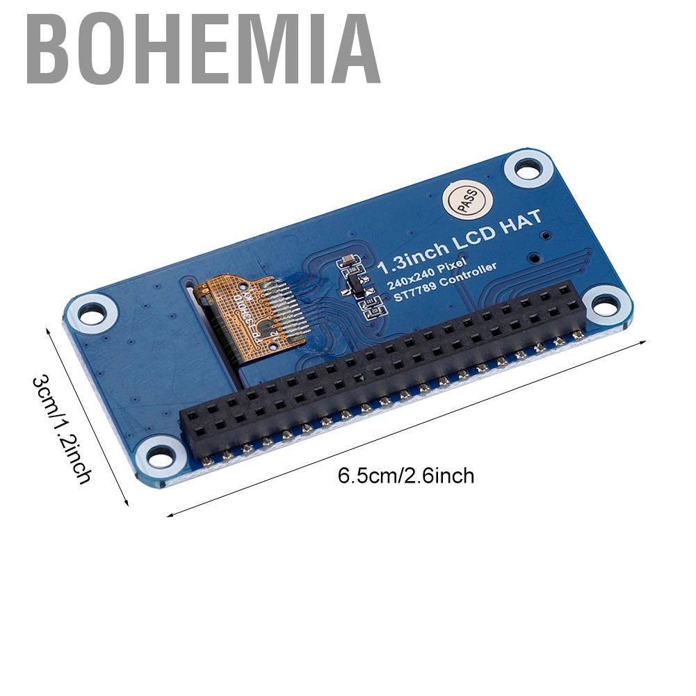 Bohemia 1.3-inch IPS OLED LCD Display Screen HAT For Raspberry Pi 3B+/3B/Zero W