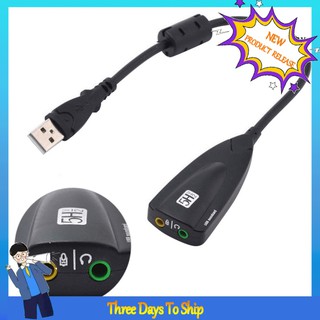 CHANNEL Card Âm Thanh Usb Kênh 7.1 Kênh Kèm Phụ Kiện Cho Pc Laptop