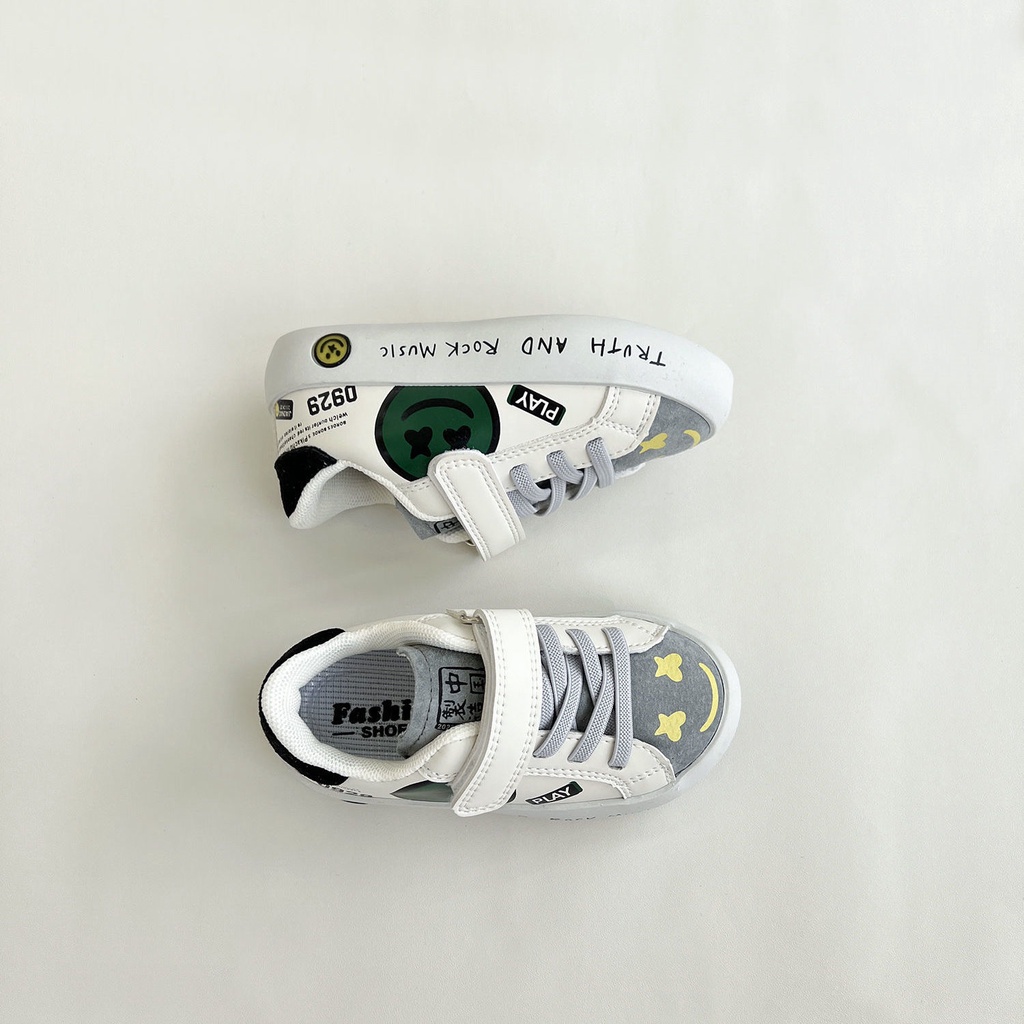 Giày Thể Thao Vải Canvas Đế Mềm Thoáng Khí Phong Cách Hàn Quốc Thời Trang Mùa Thu Cho Bé Gái