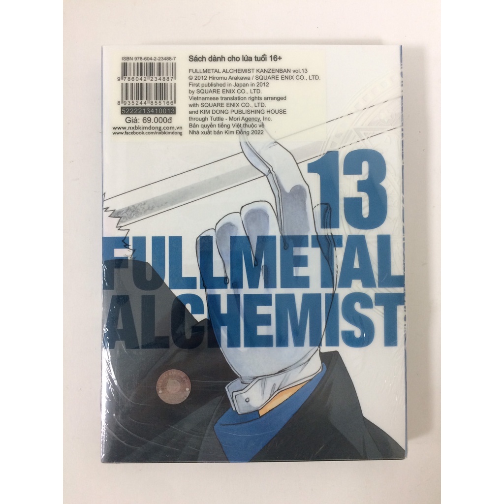 Sách - Fullmetal Alchemist - Cang giả kim thuật sư - Tập 13