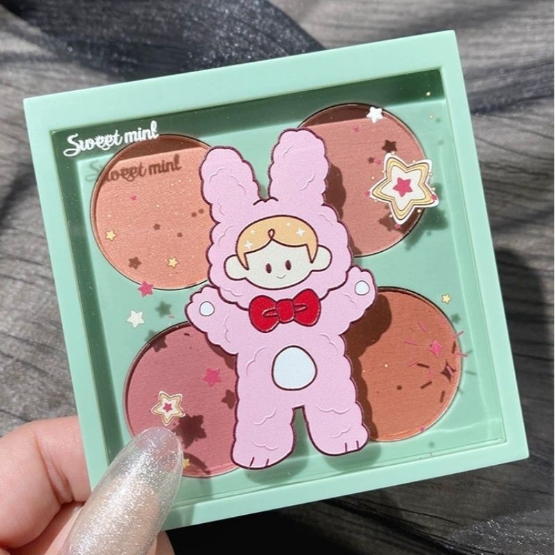 SWEET MINT - Bảng phấn má hồng Four-Color Blush Palette